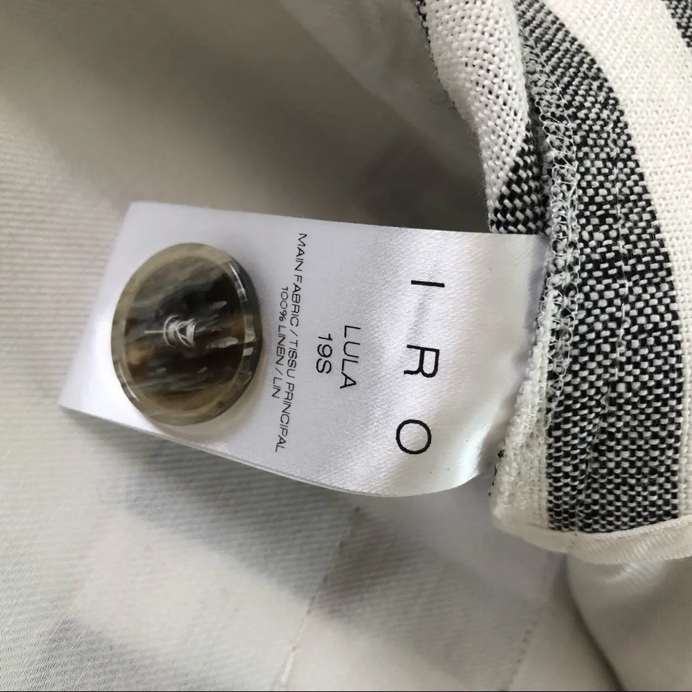 IRO NWT Lular High Waist Linen Shorts, 10 (42) - Picture 7 of 13